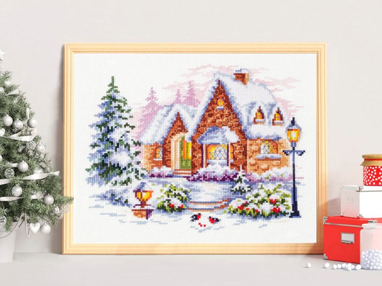 Набор для вышивания «Зимний домик» — картинка 5