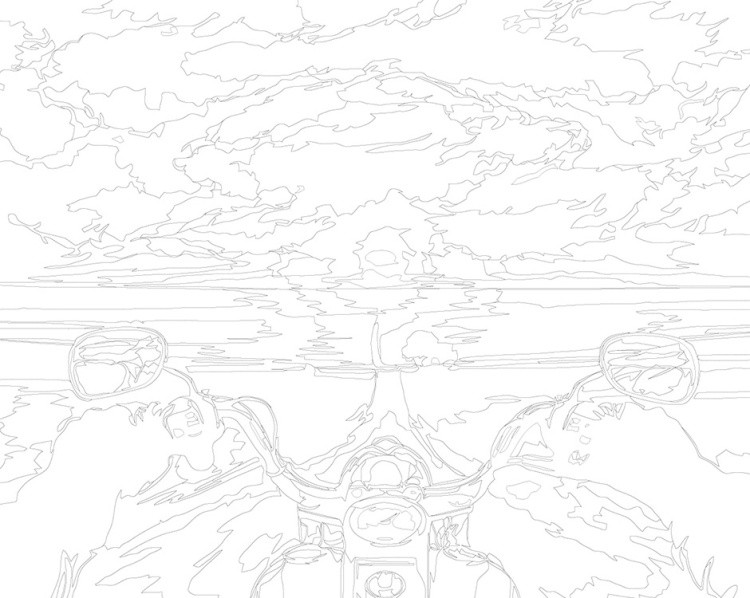 Картина по номерам «Король дороги» — картинка 3