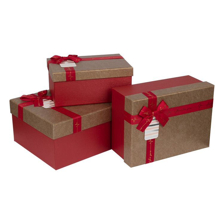 Набор подарочных коробок, форма: прямоугольник, 3 шт., Stilerra — картинка 2
