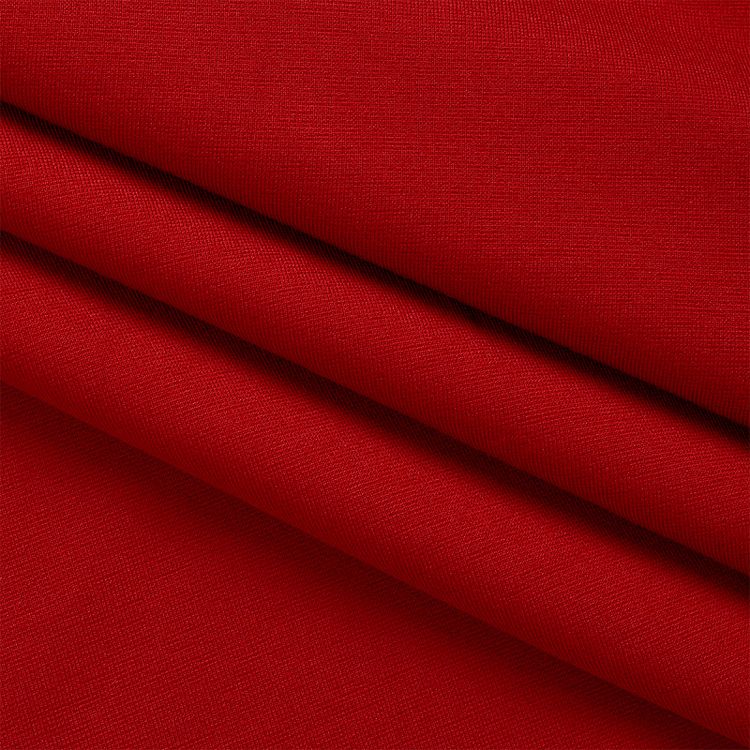 Ткань Джерси, 1 м x 155 см, 350 г/м², цвет: красный, TBY — картинка 3