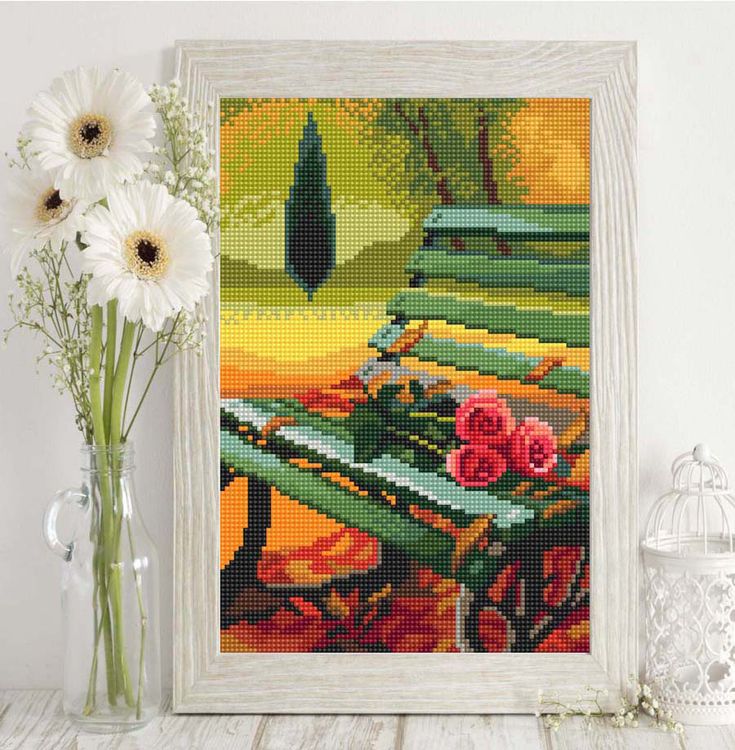 Алмазная вышивка «Жду встречи» — картинка 2