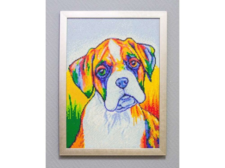 Алмазная вышивка «Боксер» — картинка 4