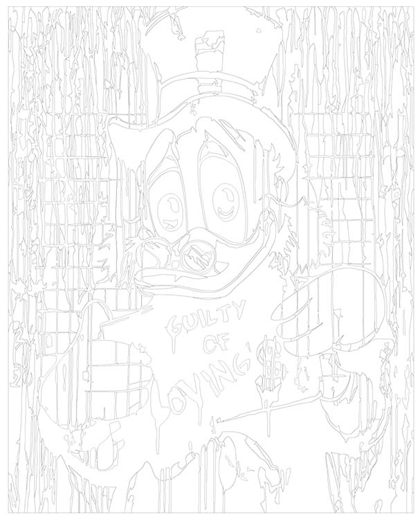 Картина по номерам «Скрудж МакДак Арт 7» — картинка 3