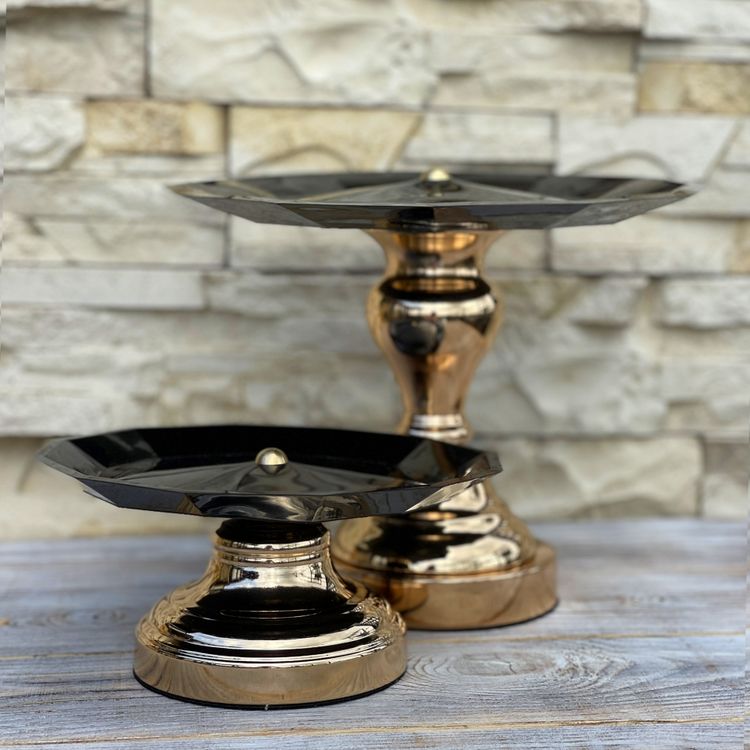 Основание для вазы золотое, 9 см — картинка 6