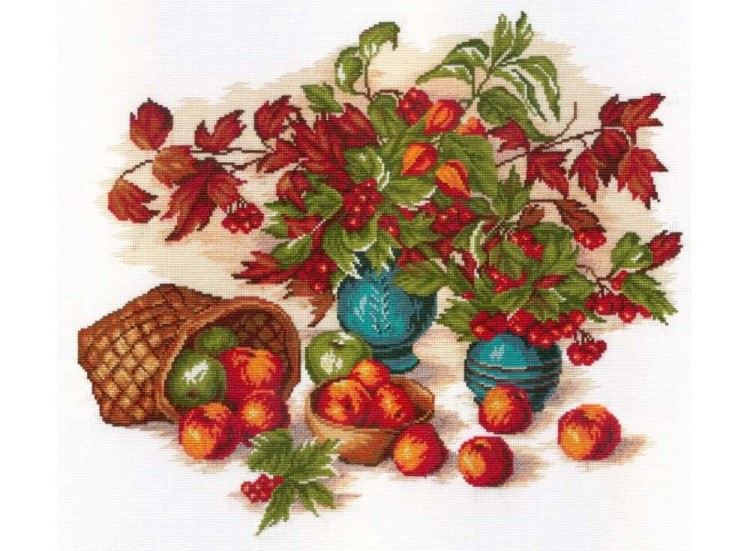 Набор для вышивания «Натюрморт с листьями»