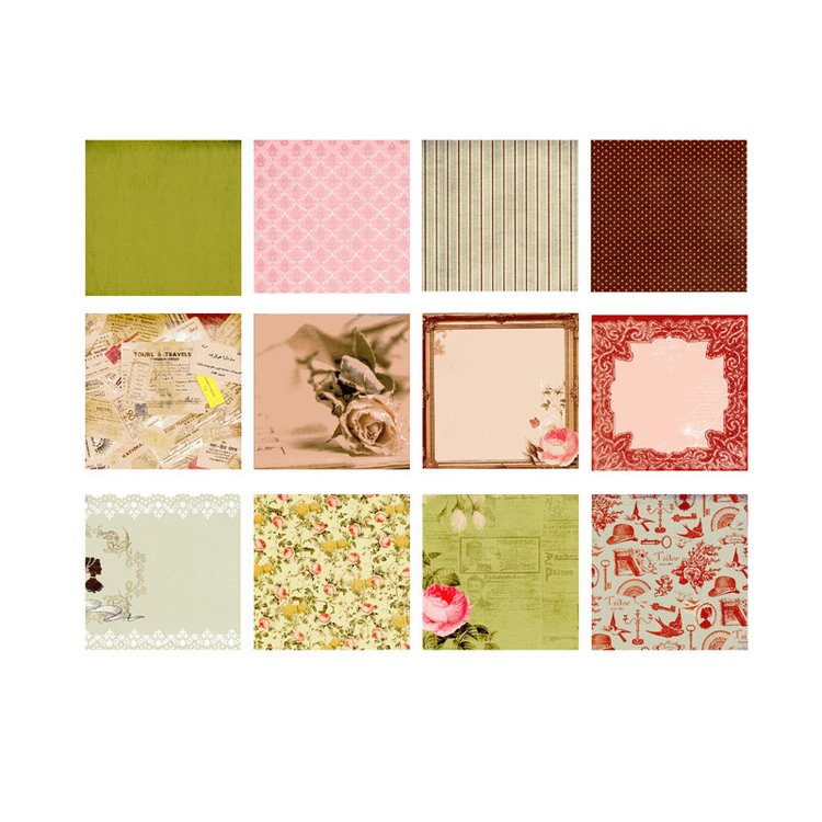 Набор бумаги «Французское путешествие» — картинка 3