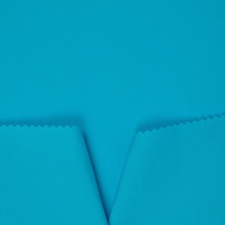 Ткань Поплин стрейч, 5 м x 150 см, 125 г/м², цвет: ярко-голубой, TBY — картинка 3