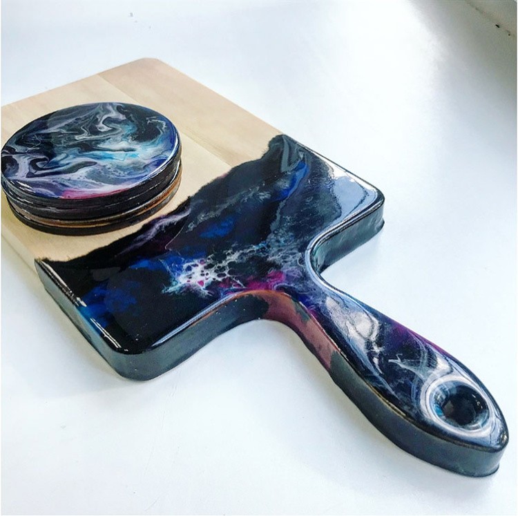 Паста пигментная для эпоксидной смолы, серая, 20 г,  Artline Pigment Paste — картинка 2