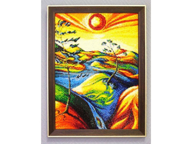 Алмазная вышивка «Яркий пейзаж» — картинка 2