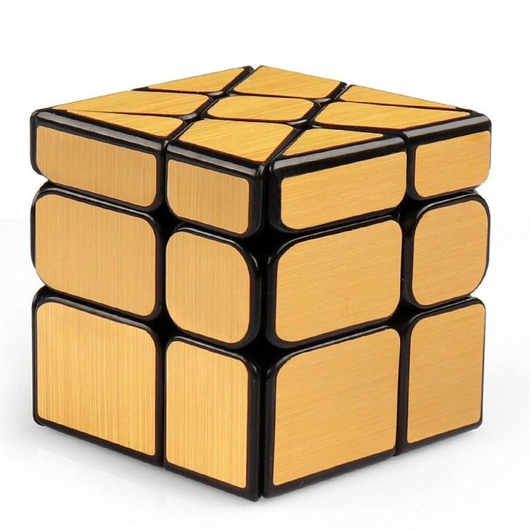 Зеркальный Кубик Колесо (золотой) — картинка 4