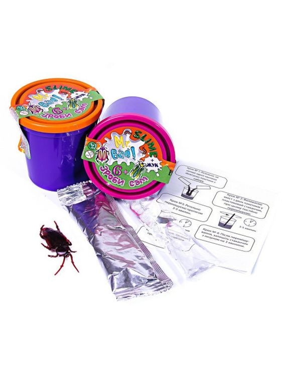 Набор для экспериментов «Сделай сам» Cлайм с жуком — картинка 2