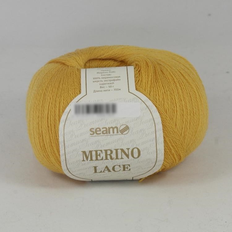 Пряжа SEAM MERINO LACE (29), золотая охра, 5 шт. по 50 г — картинка 2