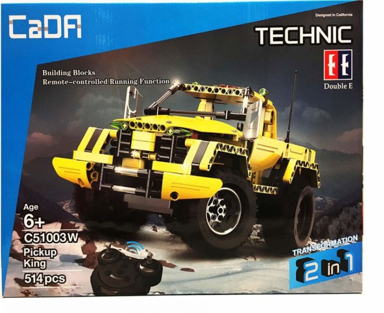 Радиоуправляемый конструктор с мотором Cada Technics Внедорожник - 2.4G
 — картинка 3