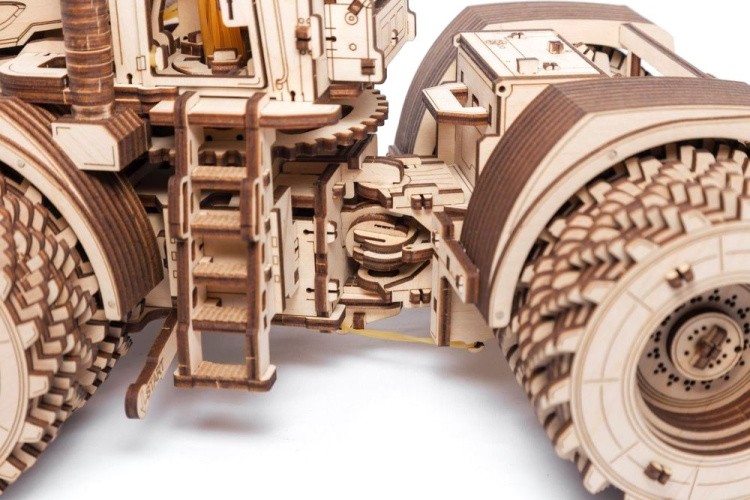Конструктор деревянный 3D «Трактор Кировец К-7М», Eco Wood Art — картинка 5