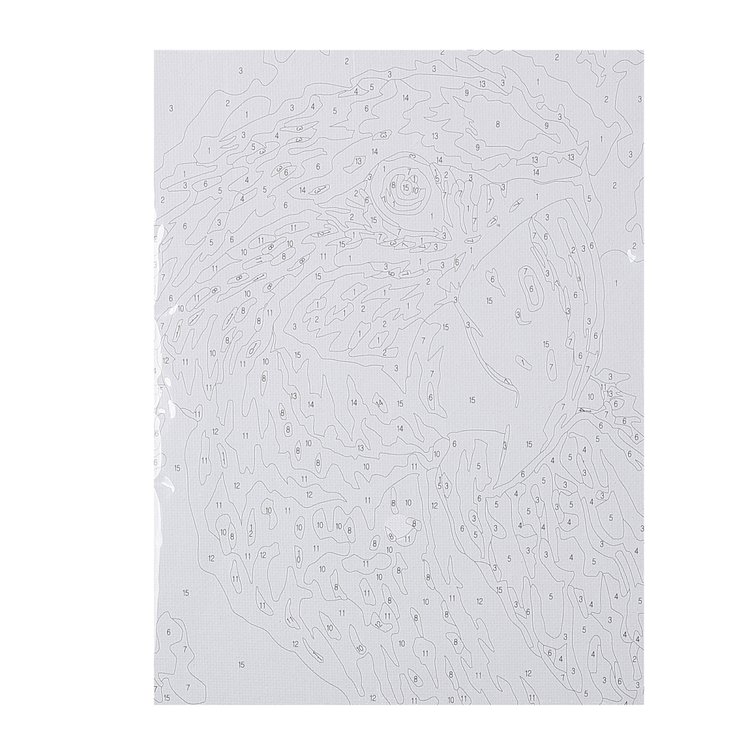 Картина по номерам с поталью «Попугай Ара» — картинка 2