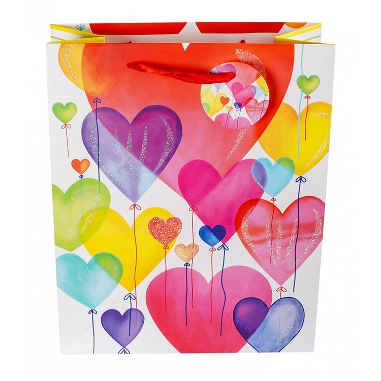 Подарочный пакет «Воздушные шары розовые» — картинка 2