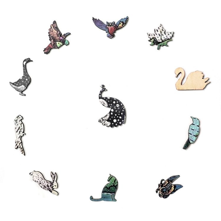 Деревянные пазлы «День и ночь L», Woodbests — картинка 3