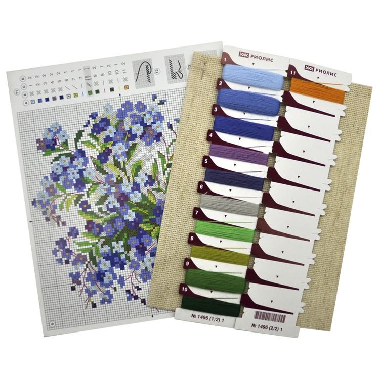 Набор для вышивания «Летние незабудки» — картинка 6