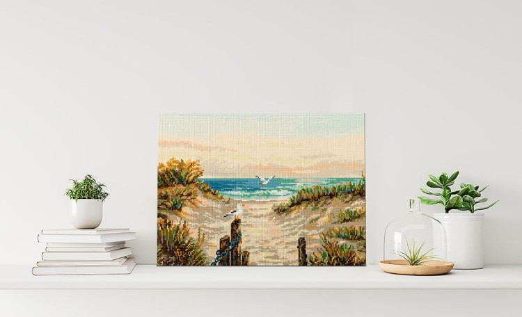 Алмазная вышивка «На берегу» — картинка 3