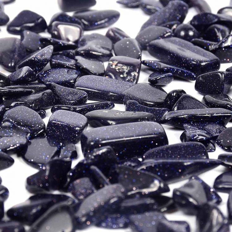 Натуральный камень Авантюрин синий, 100 г — картинка 2