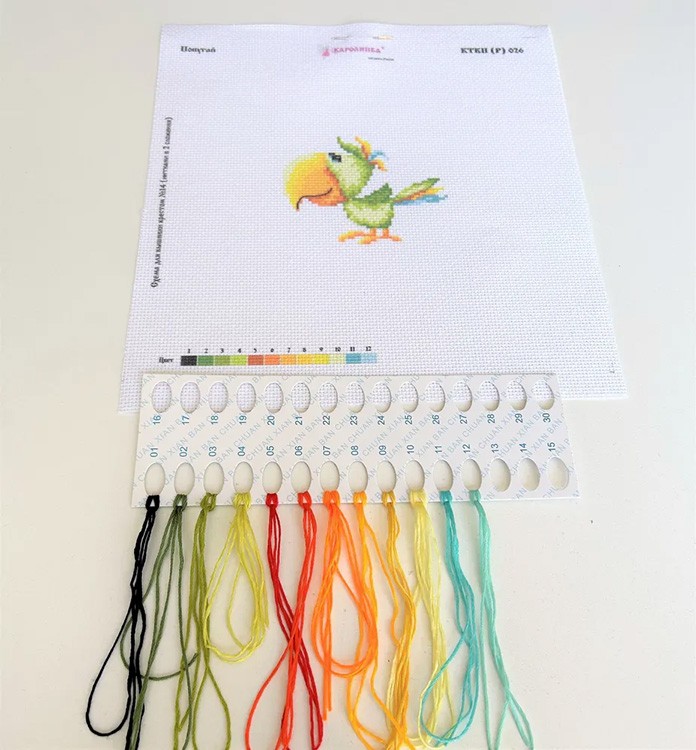Набор для вышивания «Попугай» — картинка 8