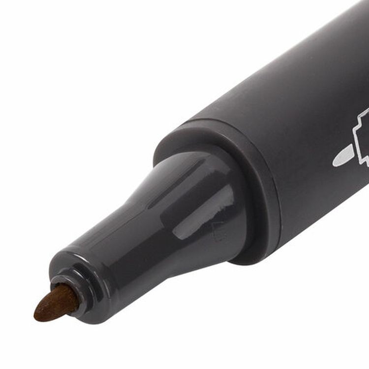 Маркер для скетчинга двусторонний 1 мм - 6 мм BRAUBERG ART CLASSIC, цвет: желтая охра — картинка 4