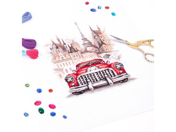 Набор для вышивания «Ретро-автомобиль. Бьюик» — картинка 3