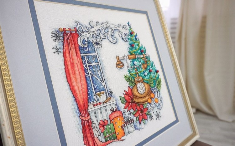 Набор для вышивания «Зима на проводе» — картинка 4