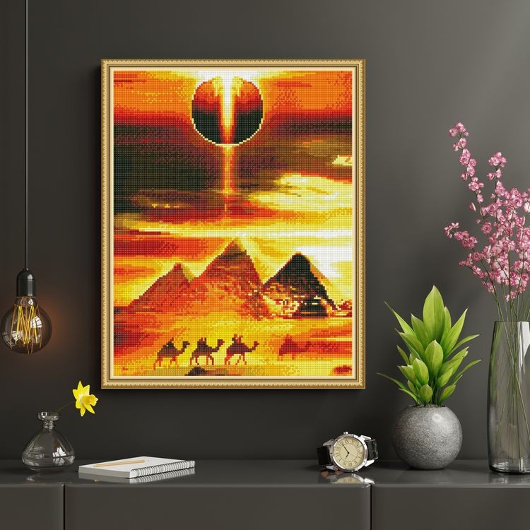 Алмазная вышивка «Тайна пирамид» — картинка 5
