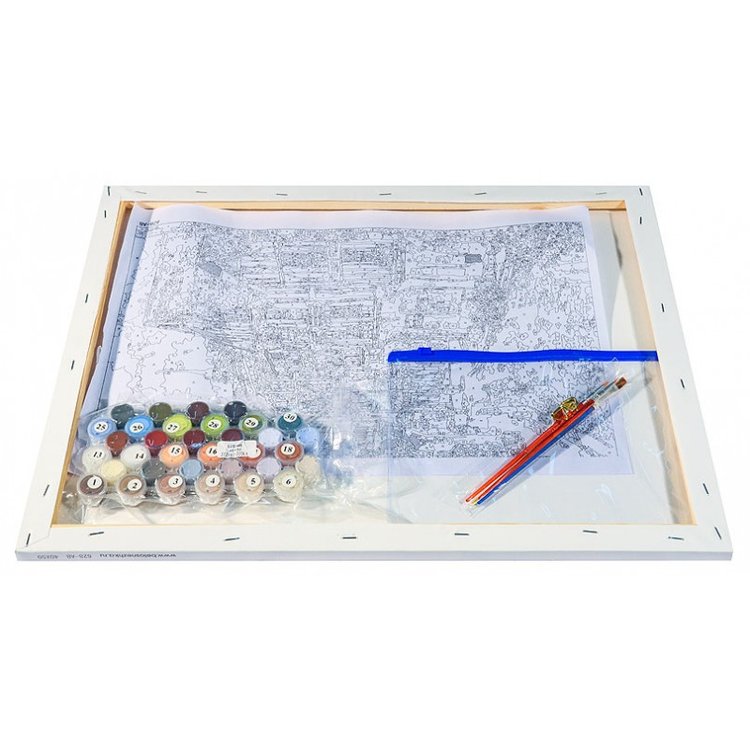 Картина по номерам «Динар. Франция» — картинка 3