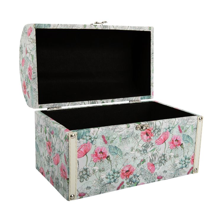 Шкатулка-сундучок «Фонари в цветах», 28х16х21 см, Gamma — картинка 2