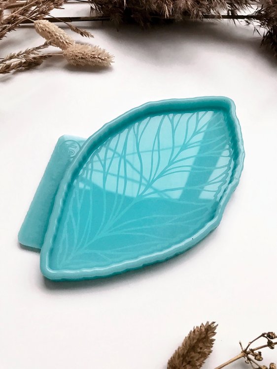 Модель №81, Силиконовый молд Лист Малый, 20х11 см, Craftsmen.store — картинка 2