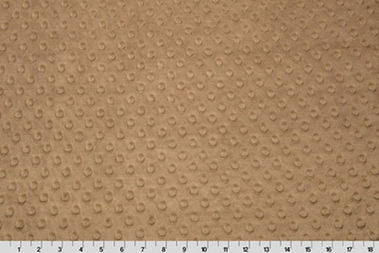 Плюш CUDDLE DIMPLE, 48x48 см, 455 г/м2, 100% полиэстер, цвет: TAUPE, Peppy