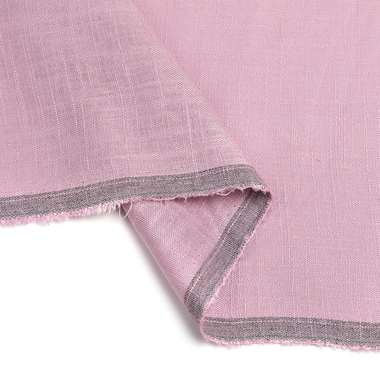 Ткань льняная, 10 м x 140 см, 190 г/м², цвет: пыльная роза, TBY — картинка 4