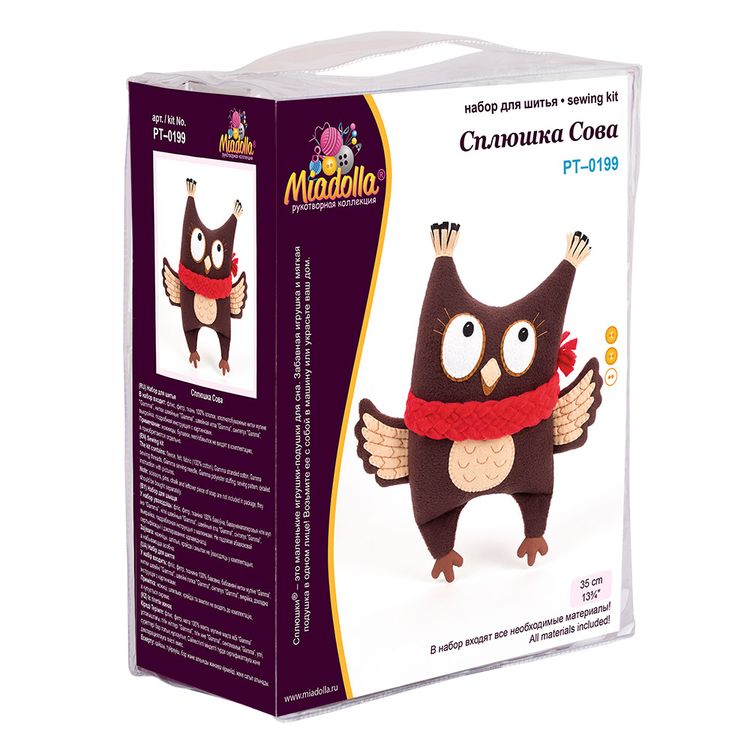 Набор для шитья «Сплюшка Сова» — картинка 3