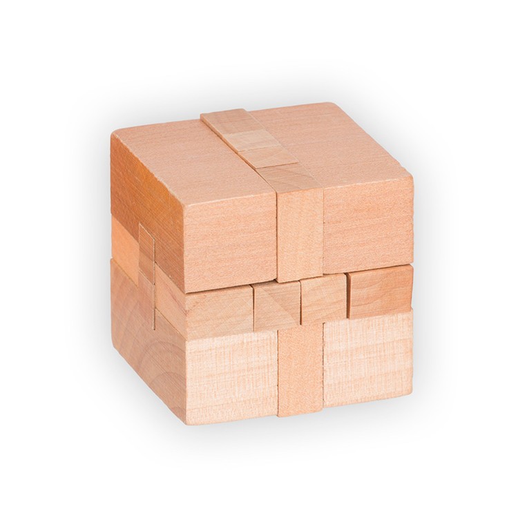 Головоломка деревянная Куб, DELFBRICK