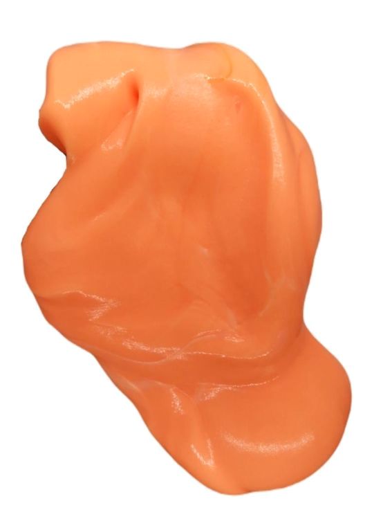 Слайм, игрушка антистресс «Облачко Флаффи», оранжевый, 75 г — картинка 3