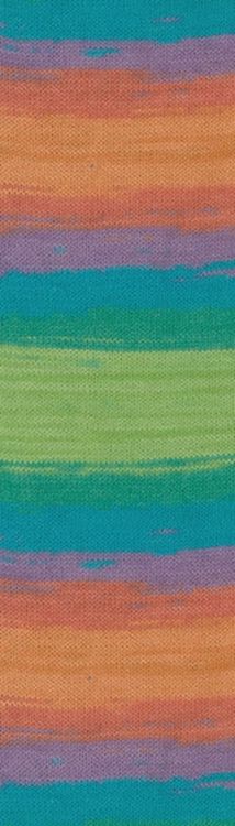 Пряжа ALIZE Bella Batik 100 (4530), мультиколор, 5 шт. по 100 г — картинка 2