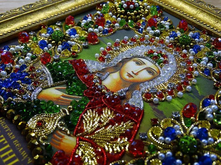 Набор вышивки хрустальными камнями «Святая Фотиния (Светлана)» — картинка 4