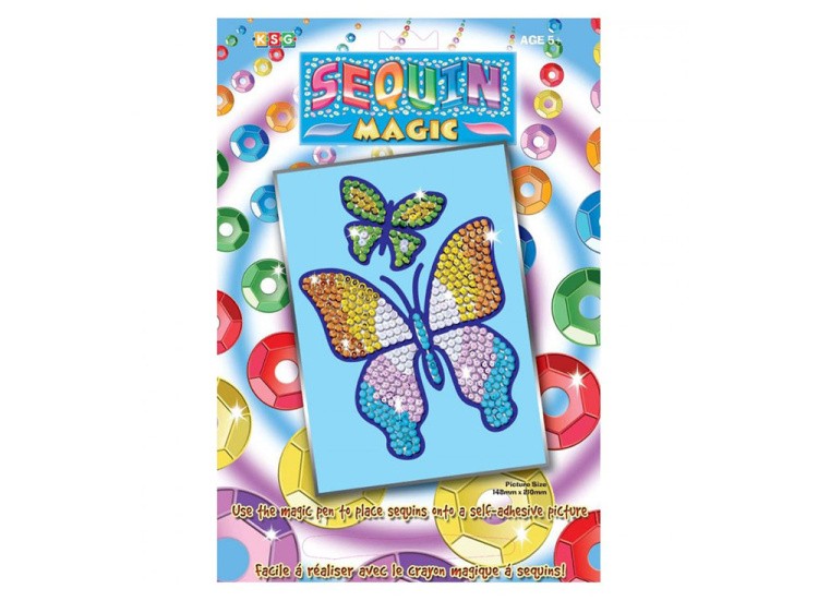 Мозаика из пайеток «Бабочка» — картинка 2