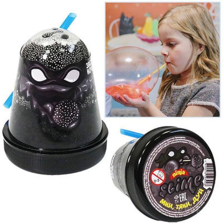 Лизун Slime «Ninja», звездная ночь — картинка 5