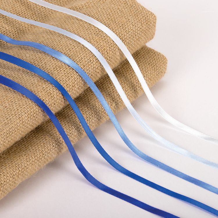 Лента атласная, ширина 6 мм, синий спектр, набор 5 цветов по 23 м, Brauberg — картинка 3