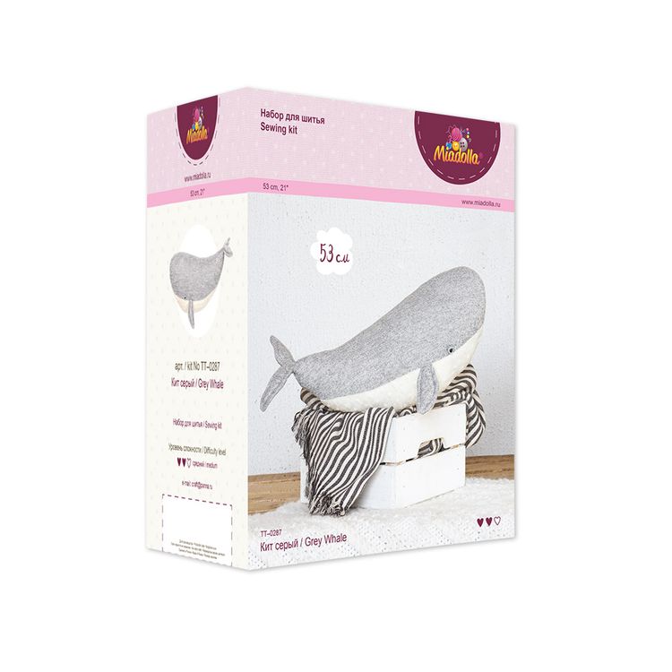 Набор для шитья «Кит серый» — картинка 3