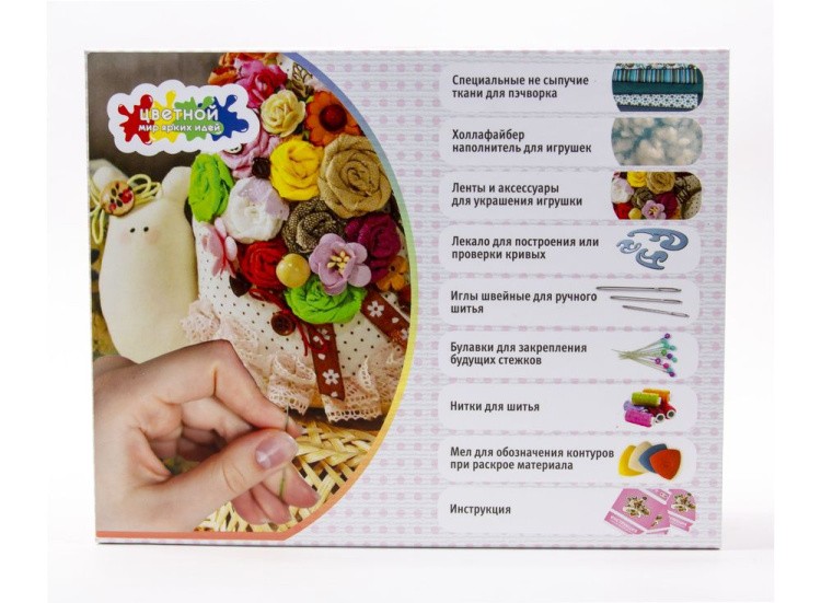 Набор для шитья «Зайка Пасечник» — картинка 3