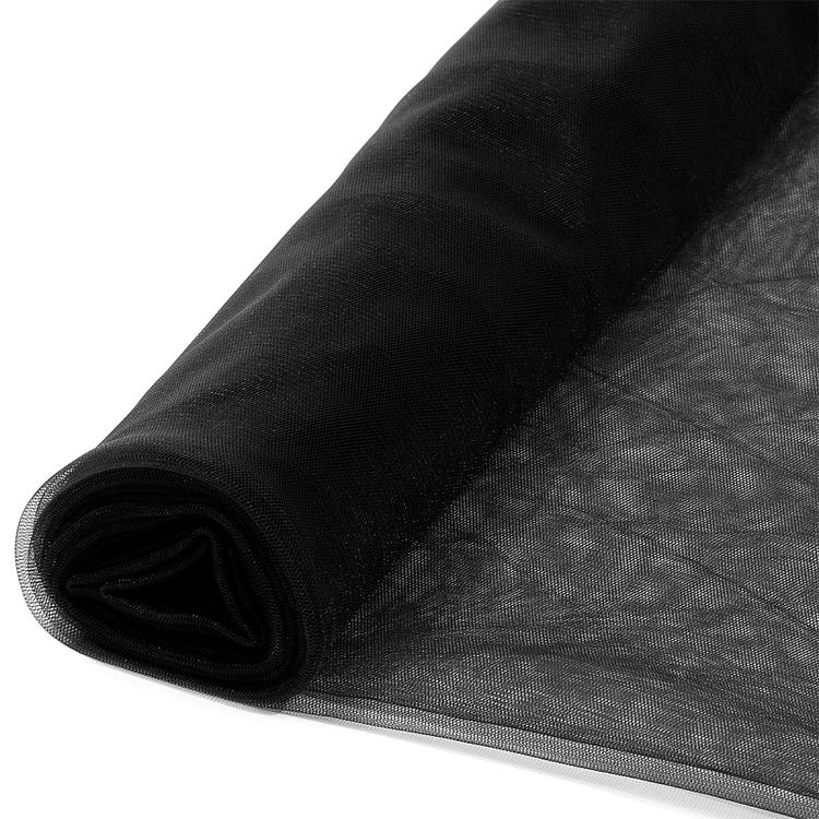 Еврофатин мягкий матовый Hayal Tulle, 5 м, ширина 300 см, 100% полиэстер, цвет:черный, Hayal — картинка 4