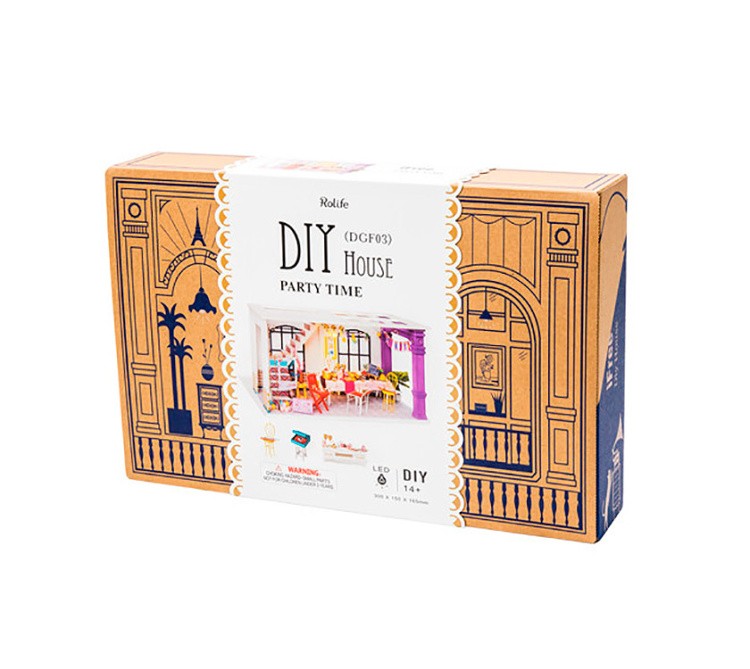 Набор для создания миниатюры (румбокс) «Время для вечеринки» — картинка 10