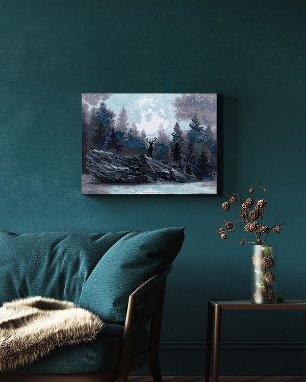 Алмазная вышивка «Загадочный лес» — картинка 3