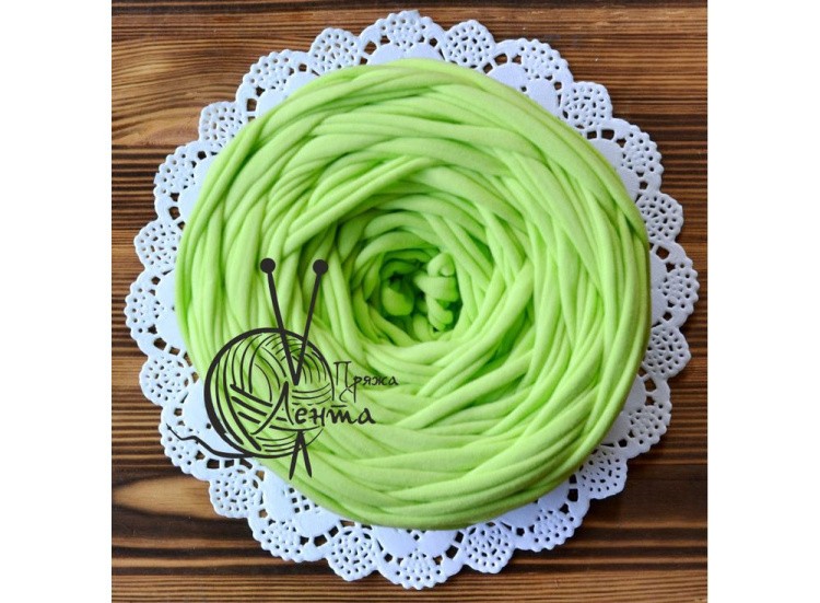 Пряжа Лента (фисташковый) 330-380 г — картинка 2