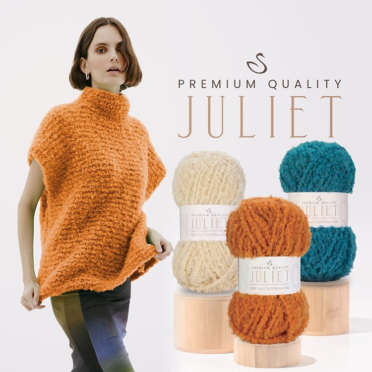 Пряжа NAKO JULIET (Нако Джульет) (14222), бежевый, 5 шт. по 100 г — картинка 4