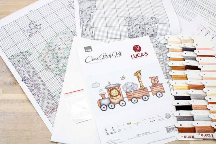 Набор для вышивания «Путешествие на паровозике» — картинка 4
